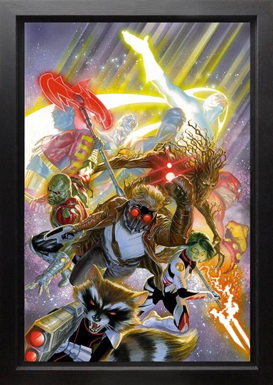 Guardians of the Galaxy by Marvel - Framed Box Canvas